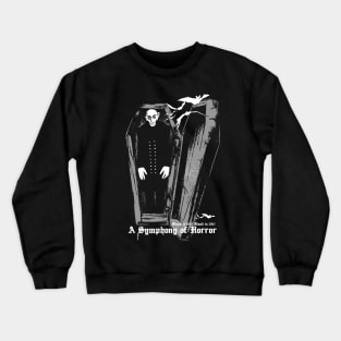 Nosferatu - Symphony of Horror, dracula, vampire in the coffin Crewneck Sweatshirt